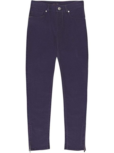 skinny-cut trousers