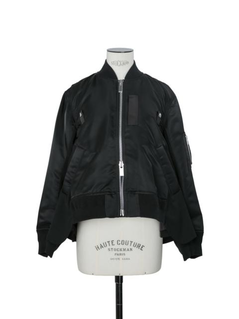 Nylon Twill x Wool Suiting Blouson