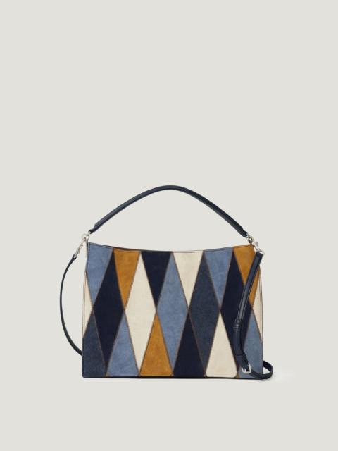 VIDA PATCHWORK SHOULDER BAG