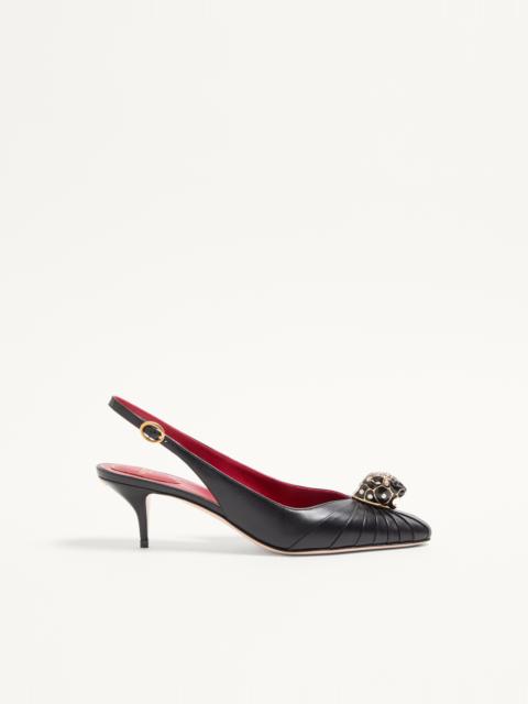 PANTHEA GOATSKIN PUMPS 55MM