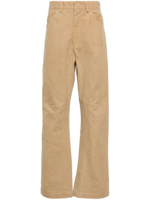 loose-leg cotton trousers