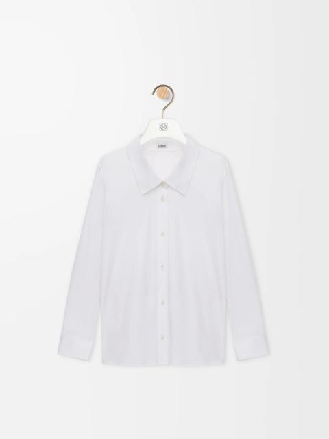 Embellished shirt in cotton