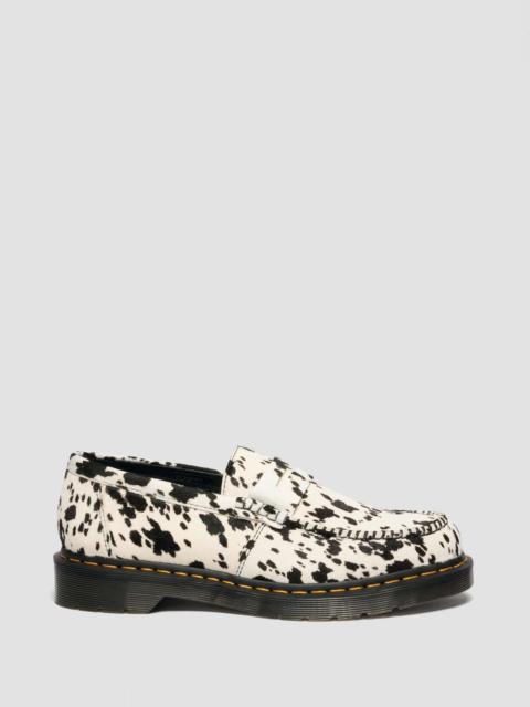 Penton Dalmatian Hair On Leather Loafers