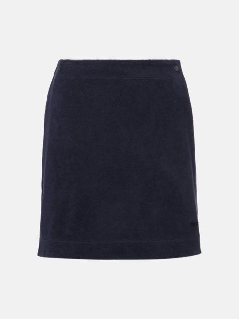 Spa cotton terry wrap skirt