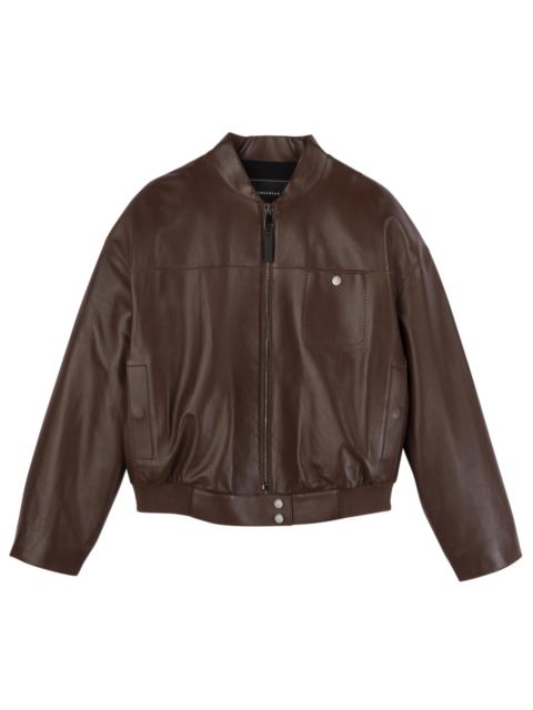 Jacket Coffee - Leather