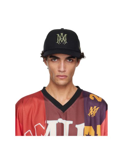Black MA Outline Canvas Cap