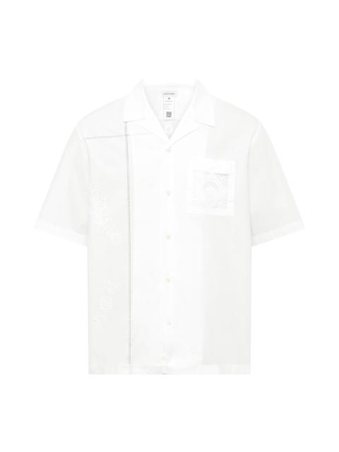Regenerated Household Linen Bowling Shirt