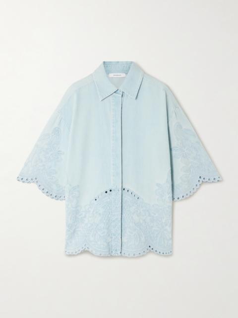 Daylight Broderie Anglaise Denim Shirt
