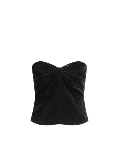 STRAPLESS CORSET TOP
