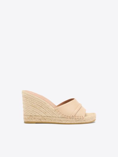 Soleil 85 Buff Leather Wedge Sandals
