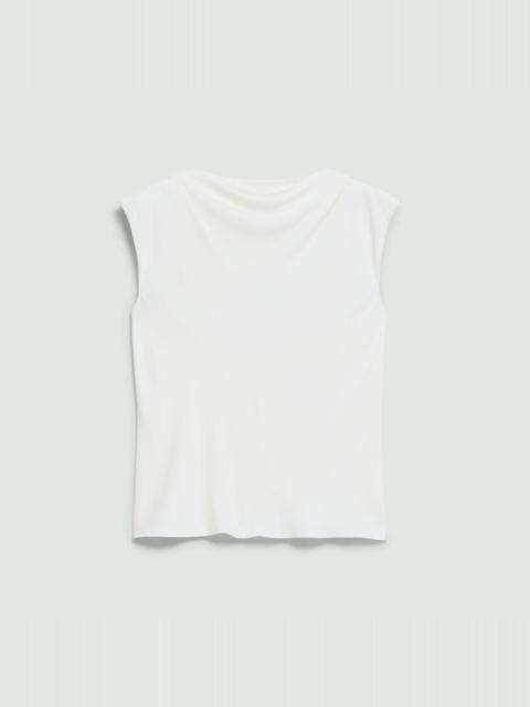 Cowl Neck Top in Silk Georgette