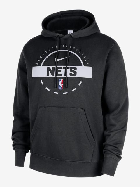Brooklyn Nets Club Men's Nike NBA Practice Pullover Hoodie