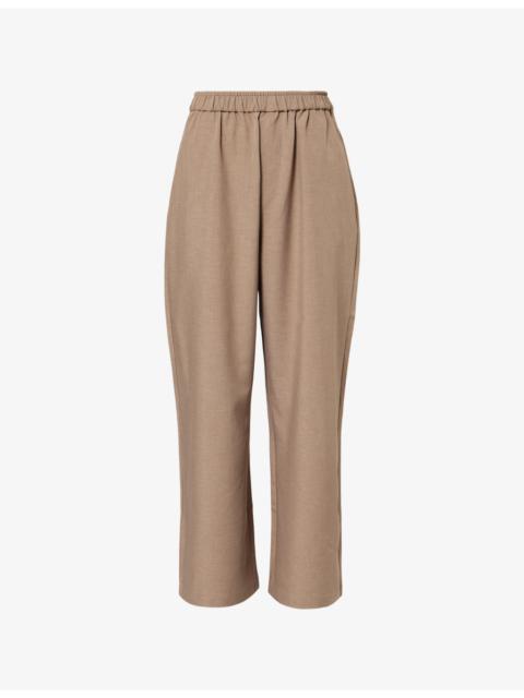 Baxter Wide-Leg Woven Trousers