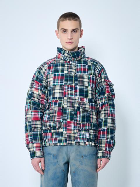 Patchwork Multi Pocket Down Jacket