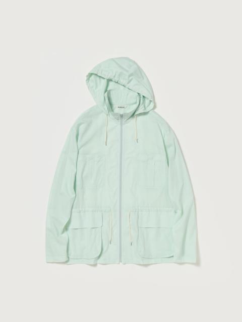 SUPER FINE COTTON LAWN HOODED BLOUSON