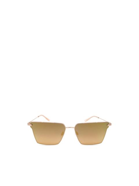 mirrored square-frame sunglasses