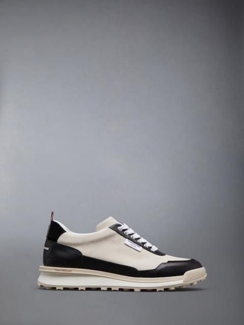 Alumni panelled lace-up sneakers