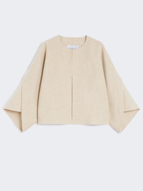 OVADA Wool and cashmere cloth cropped coat