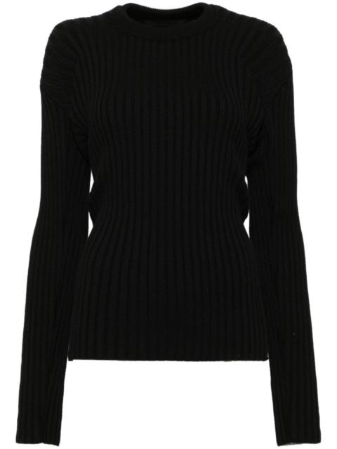 double-collar bascule rib jumper