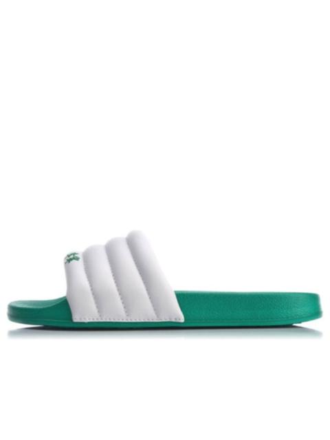 Li-Ning SS20 Bubble Slide Sandals White/Green ABTQ004-4