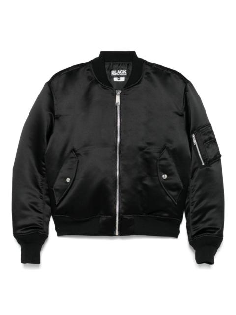 satin bomber jacket