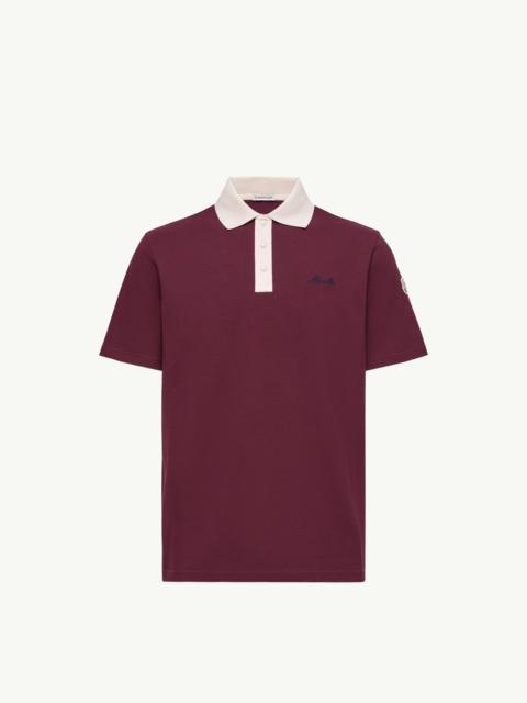 Embroidered Logo Cotton Piquet Polo Shirt
