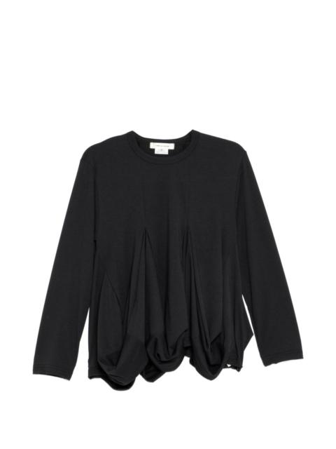 pleated T-shirt