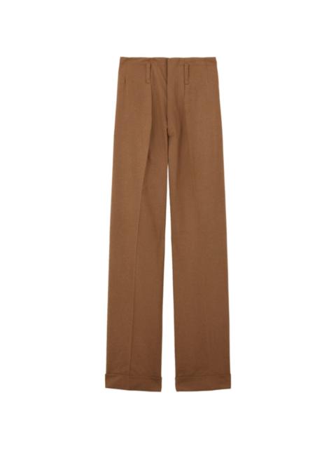 Farrah pleated high-waisted trousers