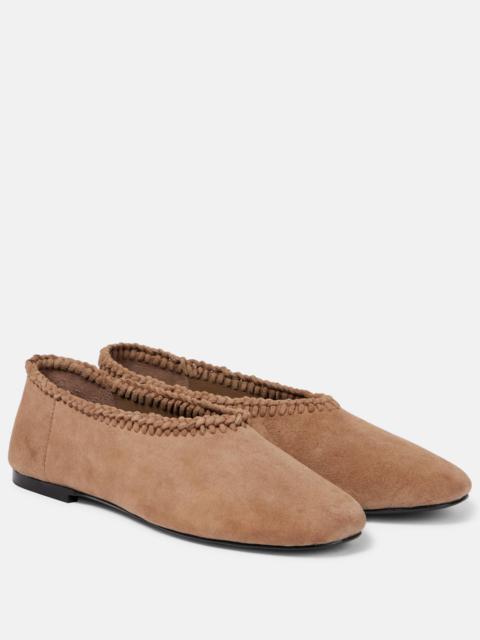 Park suede ballet flats