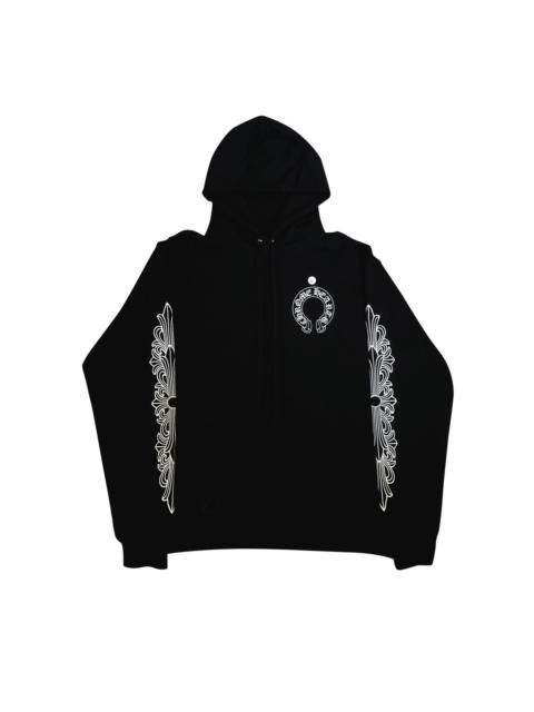 Chrome Hearts Horseshoe Floral Hoodie 'Black'