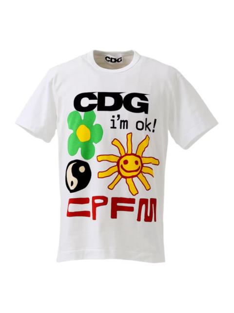 COMME des GARCONS x Cactus Plant Flea Market I'm Okay T-shirt 'White' SG-T001-051-1
