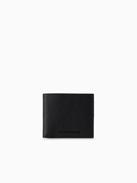 Tumbled leather wallet