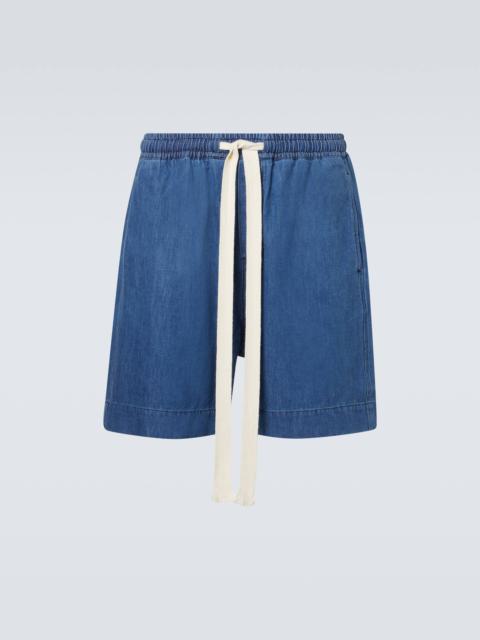 Denim Bermuda shorts