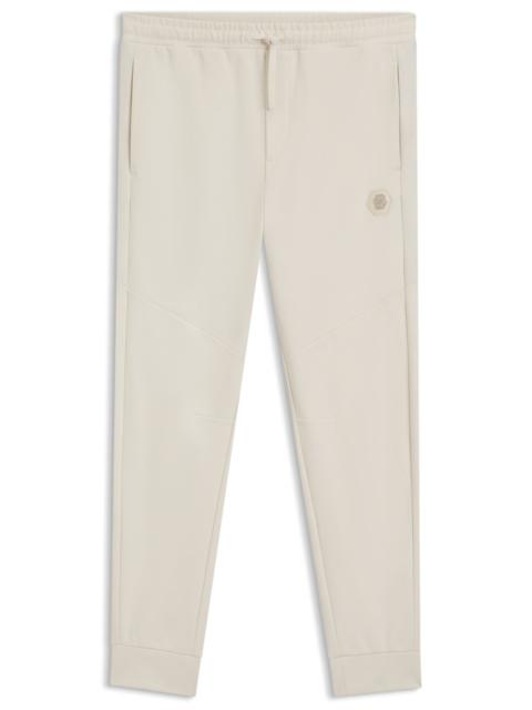COTTON-BLEND TRACKSUIT BOTTOMS WITH DOUBLE B MONOGRAM