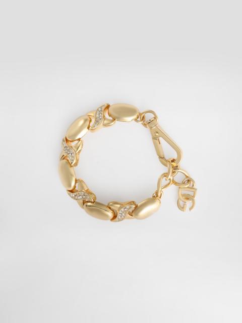 Bracelet with rhinestones