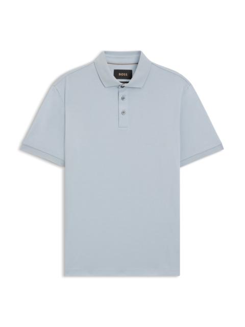 REGULAR-FIT POLO SHIRT IN MERCERIZED ITALIAN COTTON