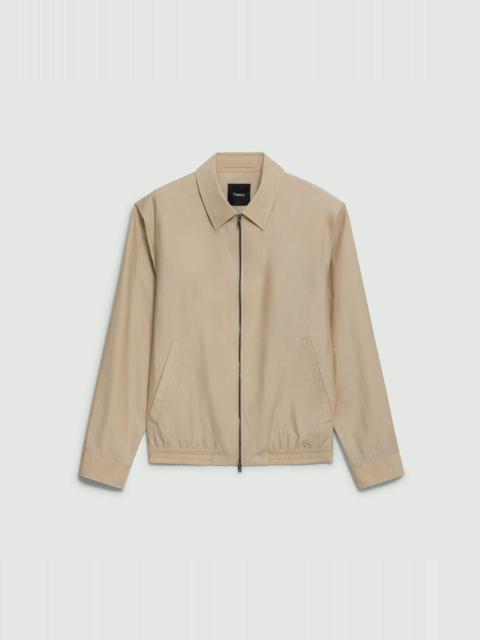Blouson Zip Jacket in Cotton-Blend