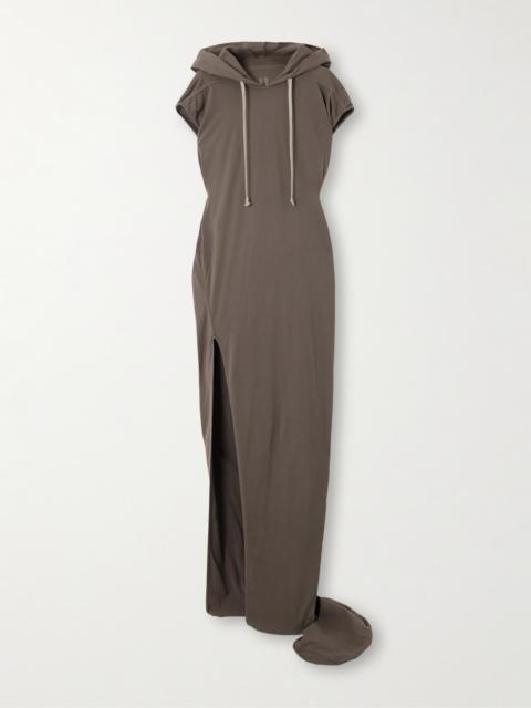 Edfu Hooded Cotton-jersey Maxi Dress