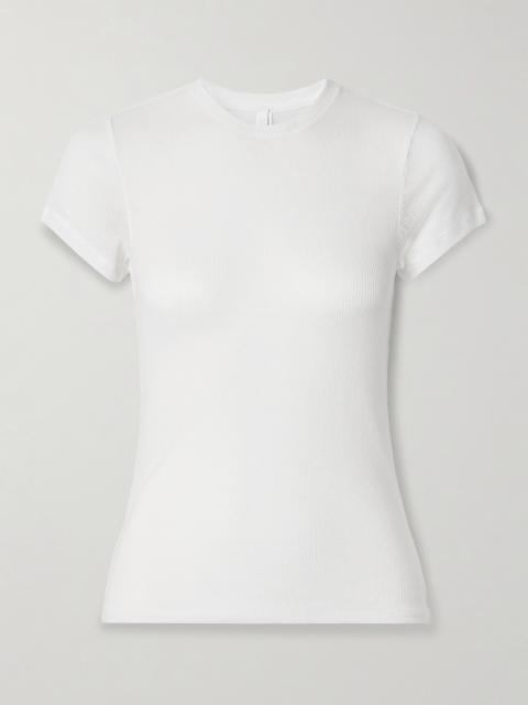 Sheer Stretch-jersey T-shirt