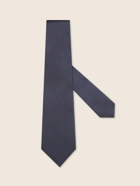 NAVY BLUE SILK TIE