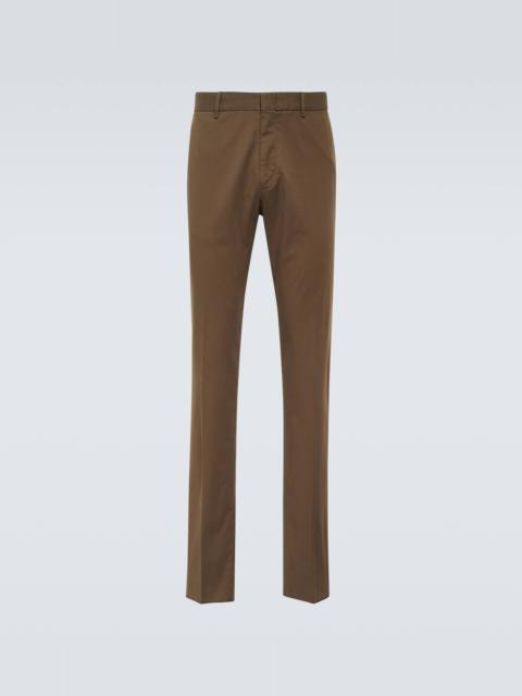 Cotton-blend chinos
