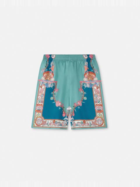 Coral Theatre Silk Shorts