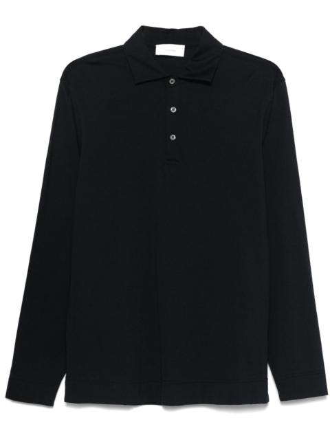 long-sleeved polo shirt