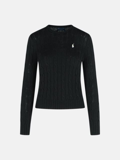 'JULIANNA' BLACK COTTON SWEATER