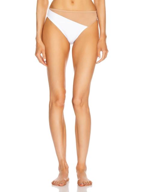 Snake Mesh Bottom Swimsuit