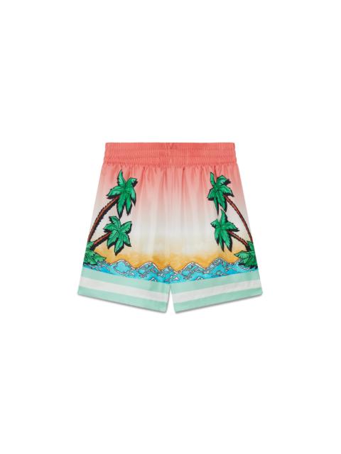 Tennis Club Silk Shorts | Casablanca Paris