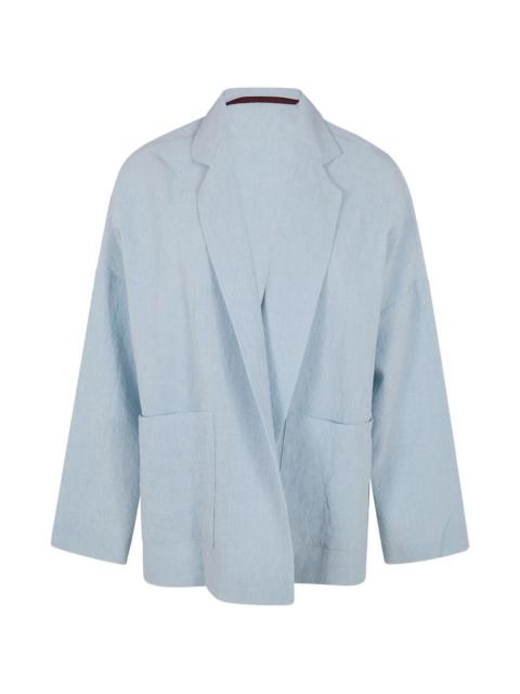 long-sleeve pocket blazer