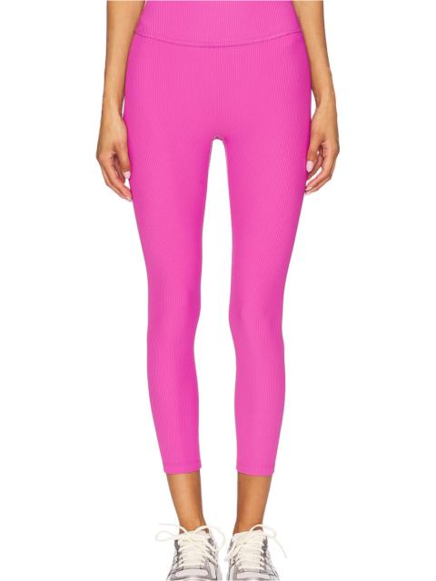 Impulse Ribbed High Waisted Midi Legging