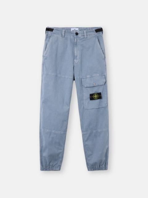 3100010 ORGANIC COTTON STRETCH BROKEN TWILL 'OLD' EFFECT