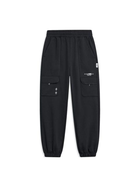 Li-Ning Logo Sweatpants 'Black' AKLT411-1